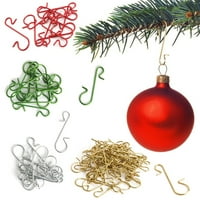 Xmas ornament kuke Metalne žice za kuke Ornament Skladište Bo za ukrašavanje božićnog stabla