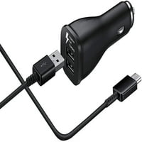 Brzi USB C dual-port-port-priključni auto punjač sa kablom tipa C 5ft za Sony Xperia IV - Dual USB Rapid