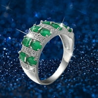 Heiheiup puni dijamantni prstenovi dame dame dame dame Companion Prsteni prsteni za prstenje dame prstenovi