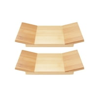 Bamboomn bambusov sushi ploča za posluživanje, specijalni dizajn, 8,3 4,7 1,2 karbonizirano smeđe
