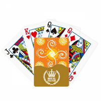 Glasnoća Orange Mexico Totems Drevna civilizacija Royal Flush Poker igračka karta