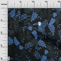 Onuone pamuk poplin plava tkanina tropskog šivaćeg materijala za ispis tkanina sa dvorištem širom