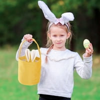 Uskršnja košarica - Bunny Rabbit Ear dizajn - Trgovine za višekratnu upotrebu Trgovine - Dječje partijske