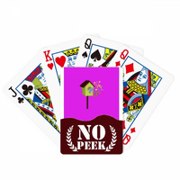 Bird's-Nest Bule cvjetna umjetnost deco modni peek poker igračka karta privatna igra