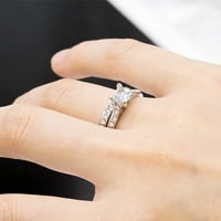 Keusn Zircon intelling Prsten Par i prstenovi Američki klasični nakit Europski prstenovi w