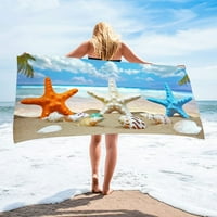 Badymincsl ručnik za plažu od mikrovlakana Super lagana šarena ručnik za kupanje otporna na plažu preko