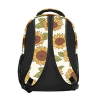 Ljetni suncokret modni školski torbici novost crtane putničke torbe sa bočnim džepovima za djevojke