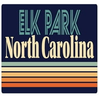 Elk Park Sjeverna Karolina Frižider Magnet Retro Design