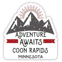 Coon Rapids Minnesota suvenir Vinilna naljepnica za naljepnicu Avantura čeka dizajn