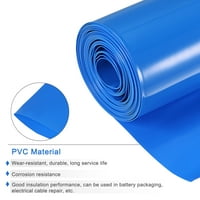 UXCell Stan 10ft Blue PVC toplotni steznik cijev za omot baterije za veliki baterijski paket