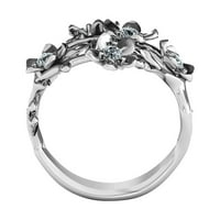 Ženski prstenovi dame moda Vintage cvijet ugravirani dijamantski kreativni nakit za prsten do 65% popusta