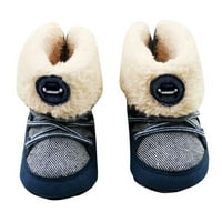 Toddler Baby Boys Winter Topne snežne čizme Kids Newborn Soft Sole Crib cipele 0-18m