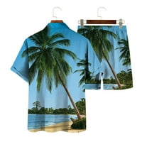 Levmjia Muški odijelo Veliki i udobnost Potplata za čišćenje Havajska odjeća za plažu Ljetna Boho majica