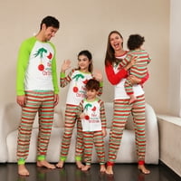 Holiday Božić Pidžama Porodica Porodica PJS Set Xmas Jammyes za parove Djeca za bebe