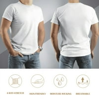 Želimo vam jezivu božićnu lubunju bijelu majicu kratki rukav casual majica za muškarce