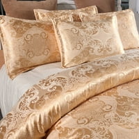 Luksuzan 2 Jacquard Duvet poklopac set pojedinačnog ks dvostruka kraljevska veličina kreveta pokrov