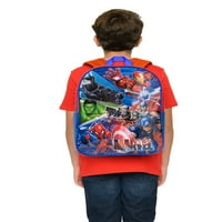 Avengers Backpack 15 i izolirana torba za ručak Spider-Man Thor Marvel School set