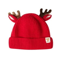 Šal plus trodijelni šešir sjedni rukavi slatki dječji baršunasti vuneni šešir šal božićnog odijela Antlers