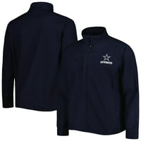 Muški Dunbrooke Navy Dallas Cowboys Journess Workwear Tri-Blend punog zip jakne