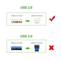 Pwron 6ft USB kabl laptop podataka za sinkronizaciju kabela Zamjena za Yamaha Clavinova CSP-digitalni