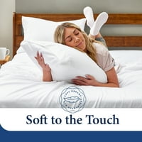 Ugodna kolekcija kuća ultra meka luksuzni standardni jastučni jastuci - sivi jastučni set - hlađenje