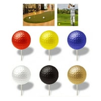 Welling Golf Granični marker Heavy Duty protiv hrđeg ogrlice za golf za golf TEE marker za vanjski