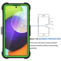 Tiflook futrola za Samsung Galaxy A 5G Clip Holster [TSHELL] [Ugrađeni ekran] [Chickstand Zaključavanje