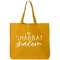 Shabbat Shalom pamučna platna torba torba
