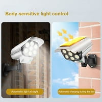 Sigurnost ljudske senzore na ljudskom senzoru Tiitstoy Solarna lažna lažna kamera sa bljeskalicom LED