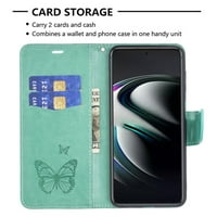Samsung Galaxy S Plus novčanik, futrola za potpuno zaštitnu futrolu sa poklopcem i unutrašnjom TPU školjkom,