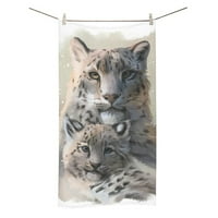 Ručnik ručnika za ručnik leoparda ručnika za ručnik za ručnik za tuširanje