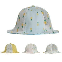 Djeca dječja kapa kapa sunhat mrežica široki rub prozračan za vanjsko proljeće ljeto žuto