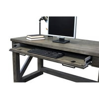 Psisni sto za pisanje avondale pisanje stol za drvo uredskog stola siva