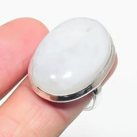 Rainbow Moonstone Gemstone Handmade Sterling srebrni nakit prsten veličine 9.5