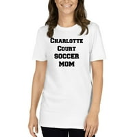 Nedefinirani pokloni L Charlotte Court Soccer Mama kratkih rukava Pamučna majica