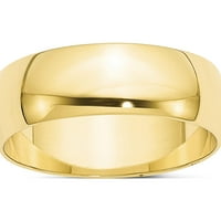 10k žuto zlato 10ky ltw pola okrugle vezene veličine izrađene u Sjedinjenim Državama 1hrl070-9