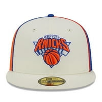 Muška nova Era Cream New York Knicks Piped pop panel 59fifty ugrađeni šešir