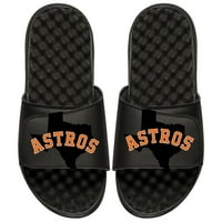 Houston Astros Islide MLB tonalne pop slajd sandale - crna