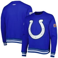 Muški profesionalni kraljevski royal Indianapolis Colts kahre up pulover dukseri