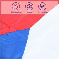 150 * Češka Republika Nacionalna zastava Jednostavno postavljanje poliesterskih zastava Dvostruki otvoren
