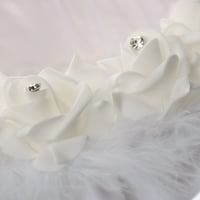 Bulestore New Romantic Bowknot svilena krpa svadbena ceremonija svadbe Party Rose cvjetna djevojka korpa