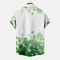 Smihono Flash Pick St. Patrick's Day Grafički trend The Tee Tors Clover Print Ljeto Plaže Košulje za
