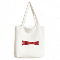 Logo crvena linija za opasnost Čuvati tote platnene torbe za kupovinu Satchel casual torba