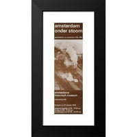Jolijn van de wouw crna modernog uokvirenog muzeja Art Print pod nazivom - poster za izložbu Amsterdam