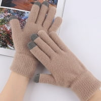 Diso parove žene zimske rukavice zadebljane žene rukavice pletenje zanat za čišćenje poklopca za toplim