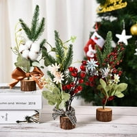 Božićno stablo Umjetno Xmas stablo stolno borov božićni ukras dekora dekora