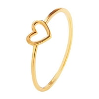 Najbolji prijatelj Novi modni vjenčani prstenovi u obliku srca za ženski poklon nakita