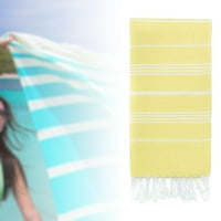 Ručnik za plažu 39x višenamjenski turski ručnik za plažu za teretanu žuti