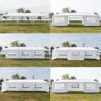 Easingroom 10'x30 'Canepy šator za zabavu Vjenčanje TENT W CANOPY DEAGEBO PAVILION događaj