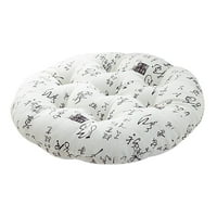 AOWVW stolica Jastuk okrugli pamučni presvlaka meko podstavljeni jastuk za jastuk ured ili jastuk za